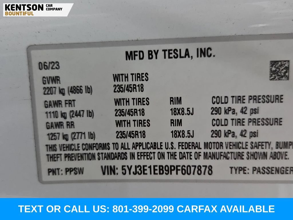 Used 2023 Tesla Model 3 Long Range AWD/4WD image 10