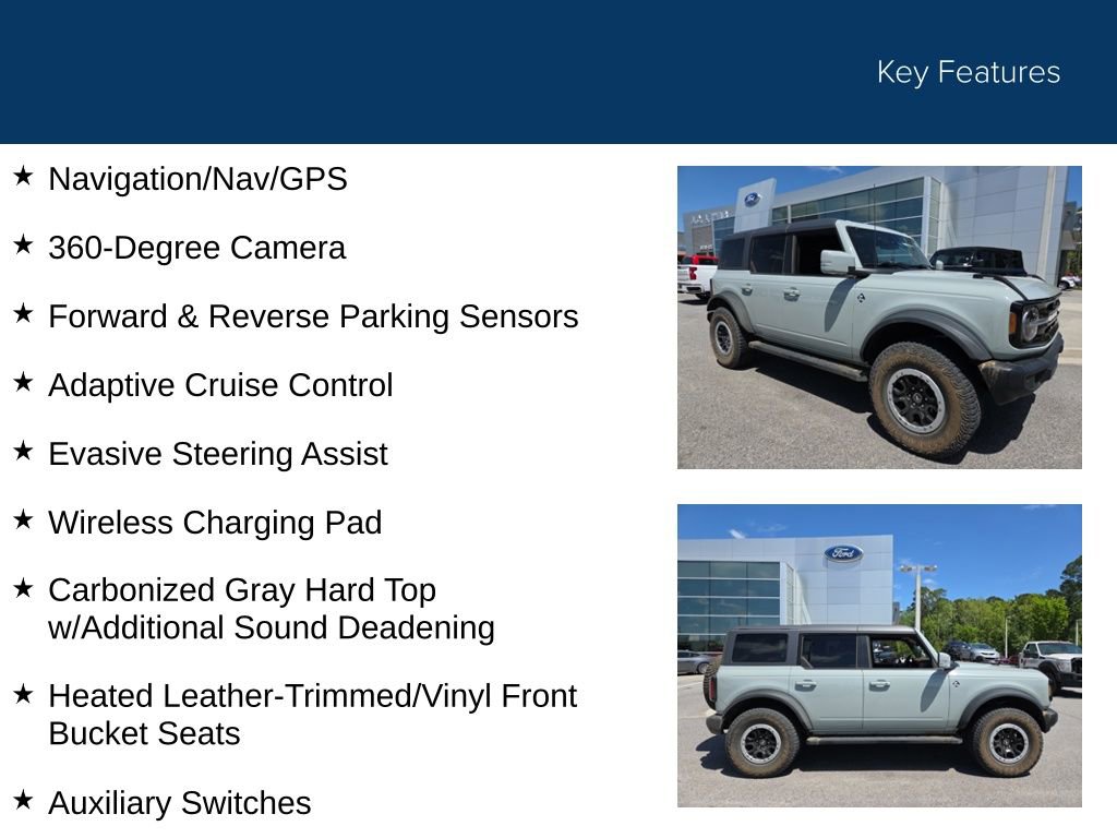 Used 2024 Ford Bronco Outer Banks w/ Sasquatch Package image 9