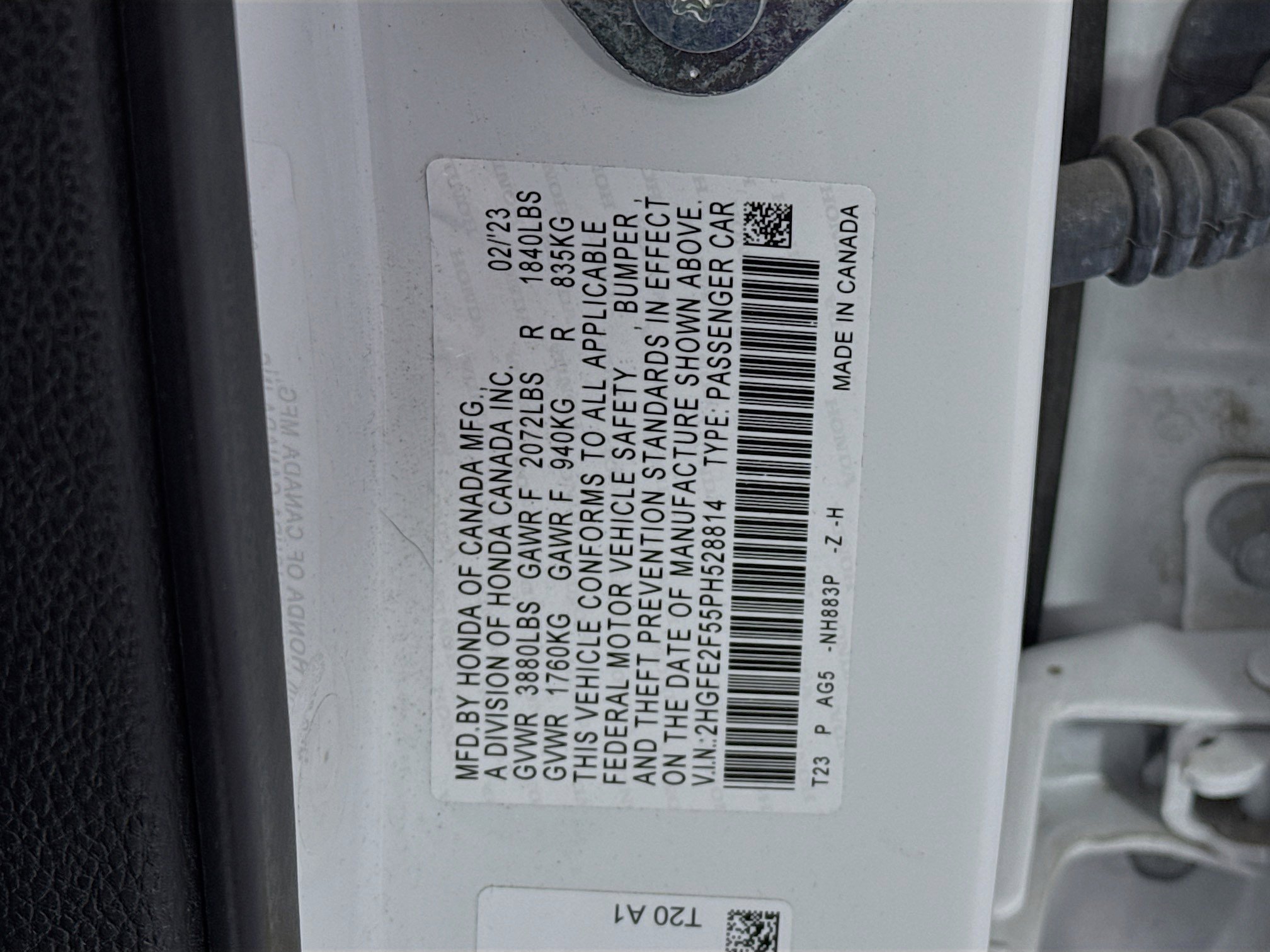 Certified 2023 Honda Civic Sport image 29