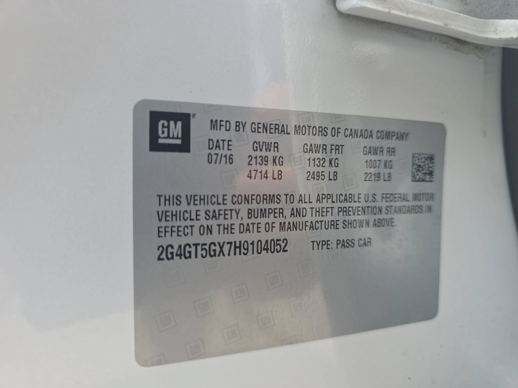 Certified 2017 Buick Regal GS w/ Driver Confidence Package #2 FWD image 37