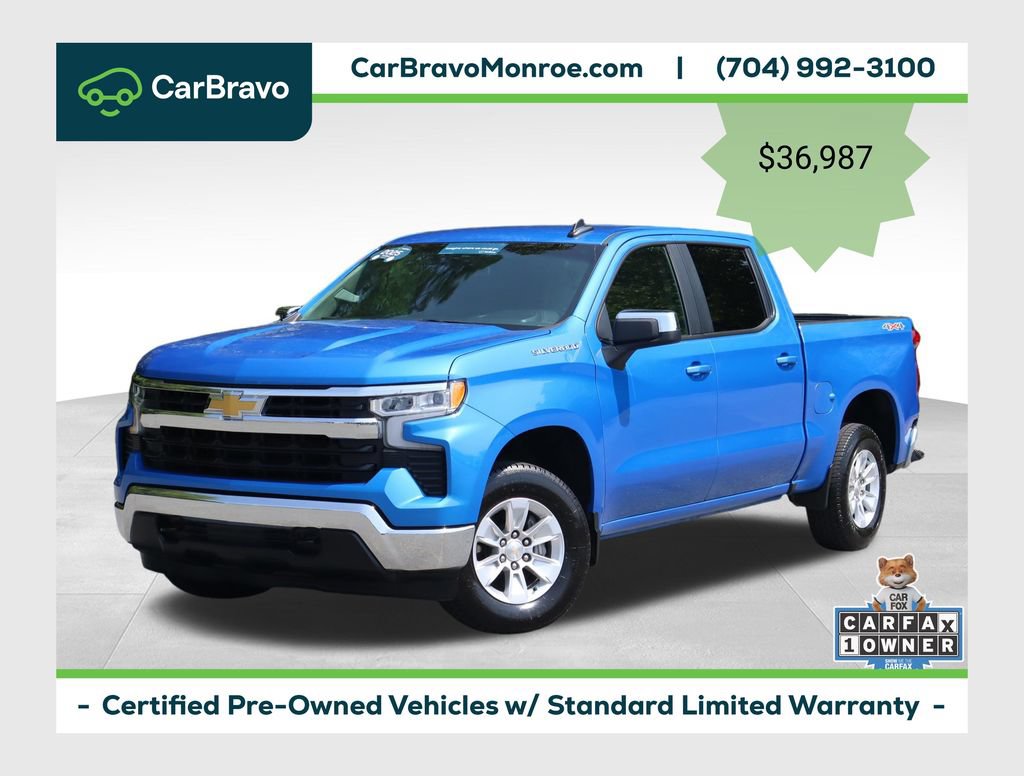 Certified 2025 Chevrolet Silverado 1500 LT AWD/4WD image 1