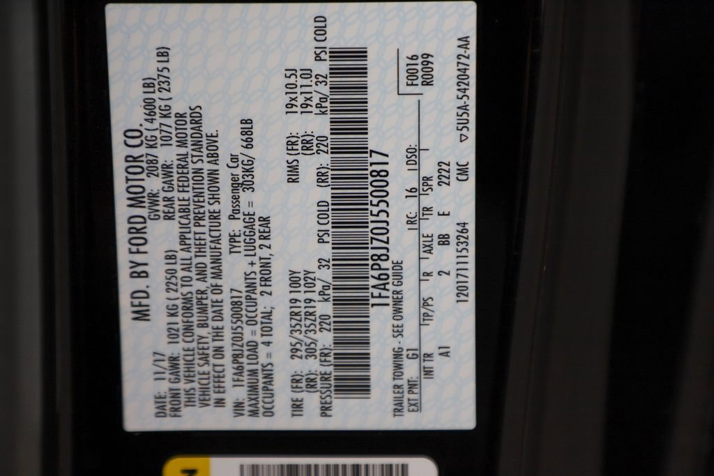 Used 2018 Ford Mustang Shelby GT350 w/ Electronics Package image 57