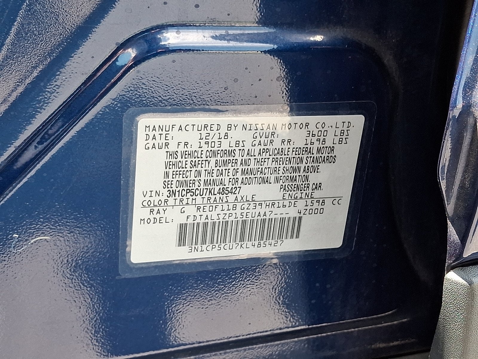 Used 2019 Nissan Kicks SV FWD image 26