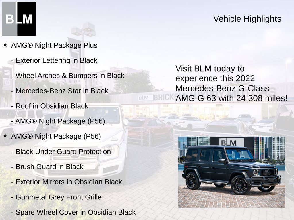 Used 2022 Mercedes-Benz G 63 AMG 4MATIC image 5