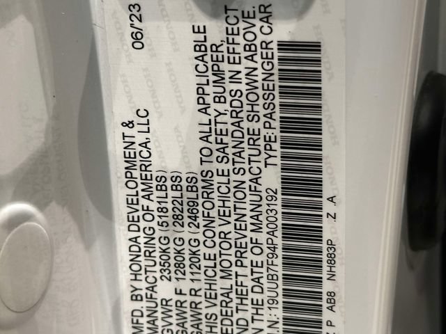 Certified 2023 Acura TLX Type S AWD/4WD image 16