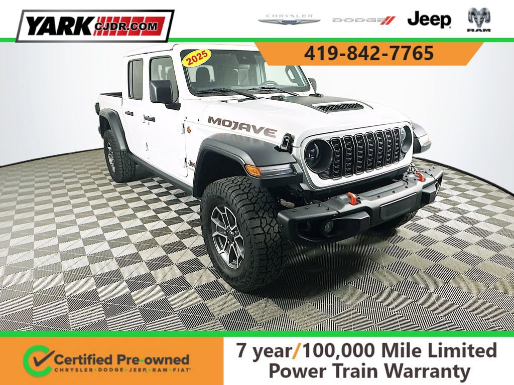 Certified 2025 Jeep Gladiator Mojave w/ Steel Bumper Group image 1