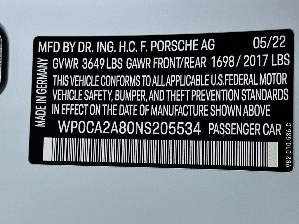 Used 2022 Porsche 718 Boxster image 28