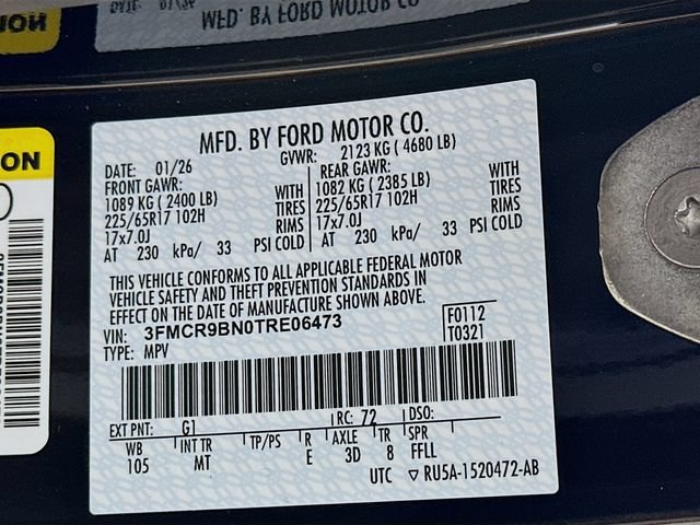 New 2026 Ford Bronco Sport Big Bend w/ Convenience Package AWD/4WD image 31