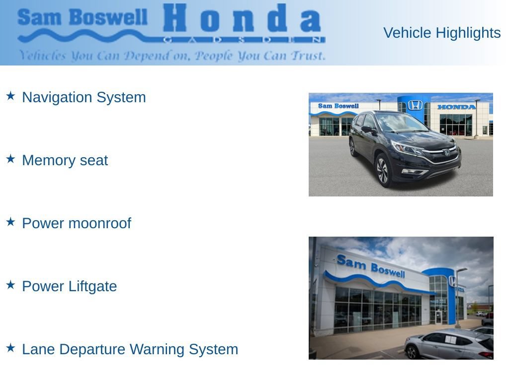 Used 2016 Honda CR-V Touring image 5