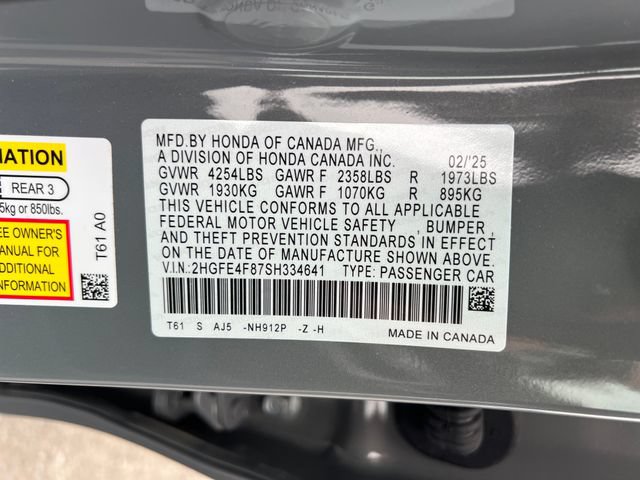 Used 2025 Honda Civic Sport Touring image 17