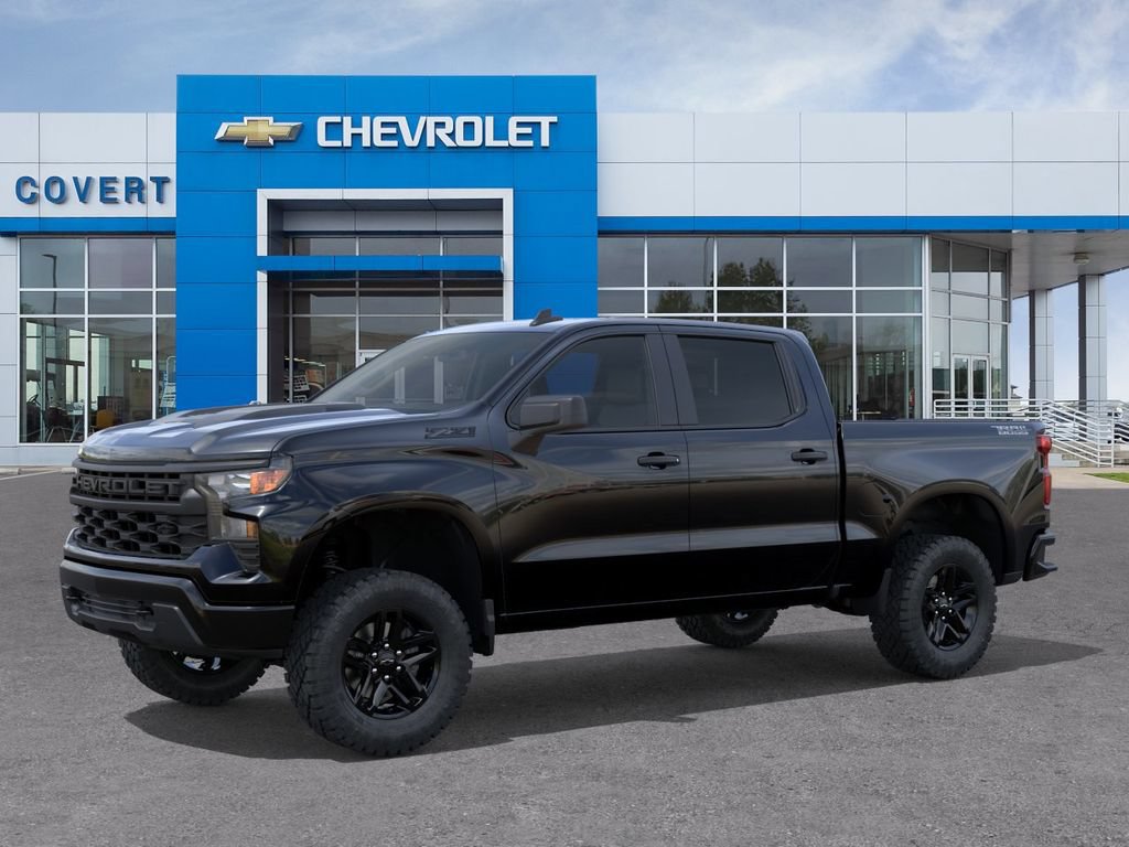 New 2026 Chevrolet Silverado 1500 Custom Trail Boss w/ Midnight Edition AWD/4WD image 2