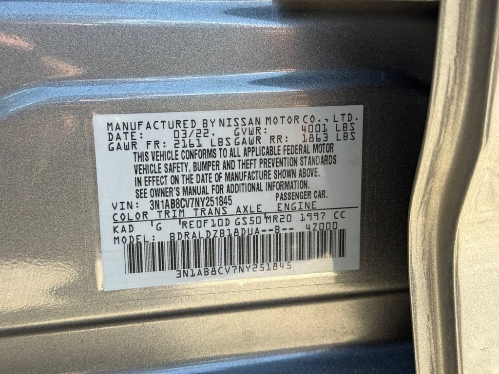 Used 2022 Nissan Sentra SV w/ All-Weather Package FWD image 26