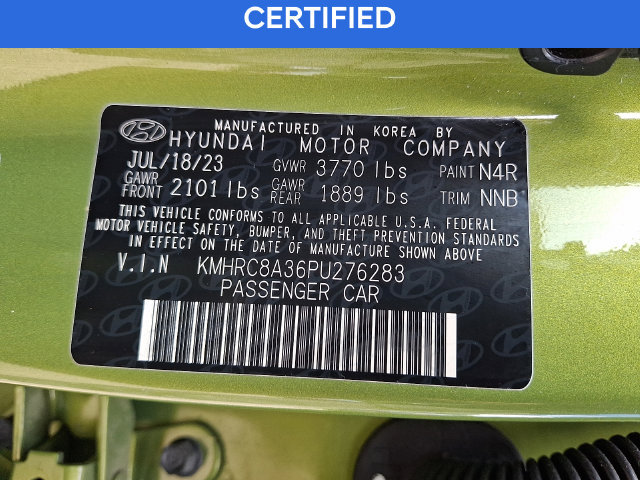 Certified 2023 Hyundai Venue SEL w/ Cargo Package FWD image 27