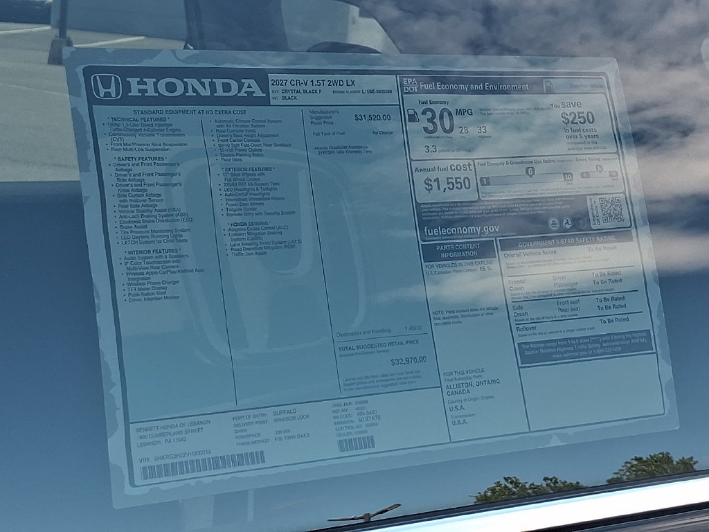 New 2027 Honda CR-V LX image 3