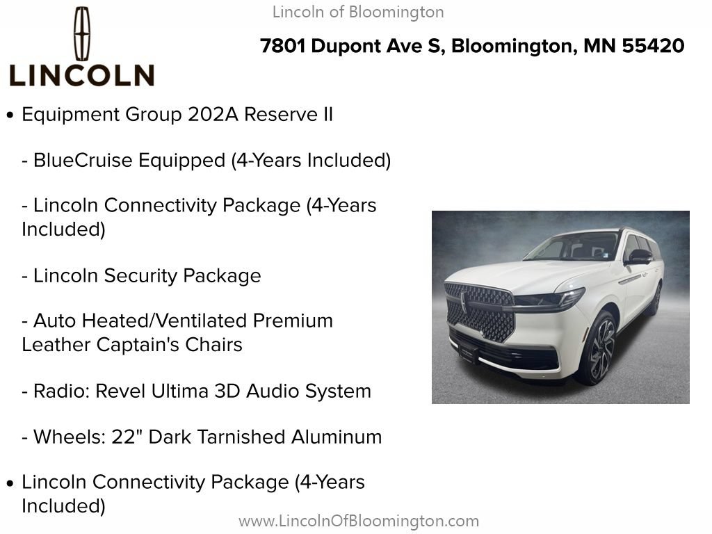 New 2026 Lincoln Navigator L Reserve AWD/4WD image 5