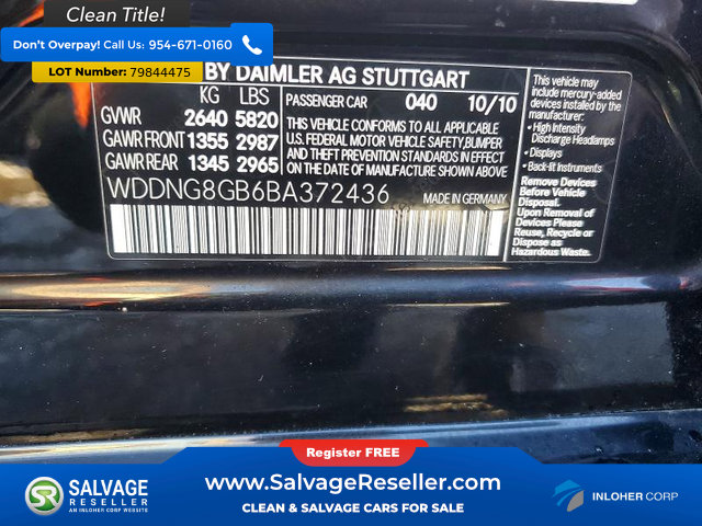 Used 2011 Mercedes-Benz S 550 Sedan 4 Door image 16