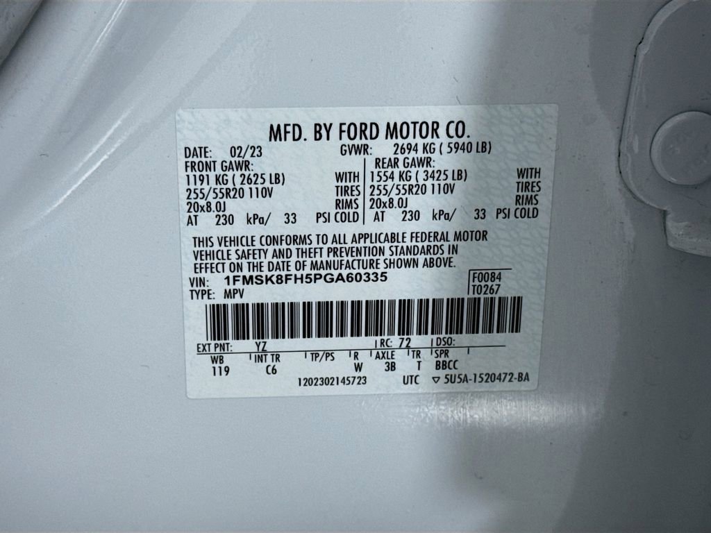 Used 2023 Ford Explorer Limited w/ Equipment Group 301A image 33