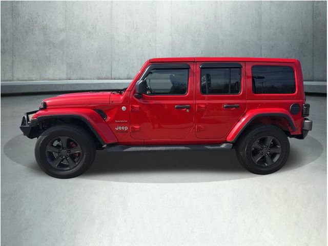 Used 2021 Jeep Wrangler Unlimited Sahara w/ Uconnect 4C Nav & Sound Group AWD/4WD image 2