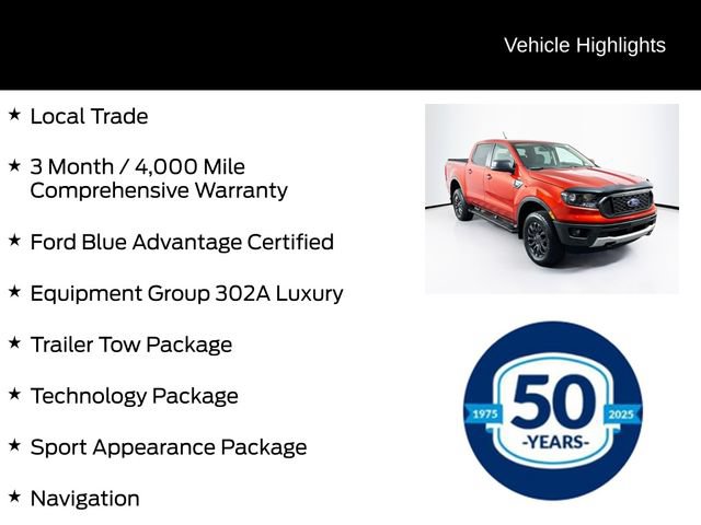 Certified 2019 Ford Ranger XLT w/ Equipment Group 302A Luxury AWD/4WD image 6