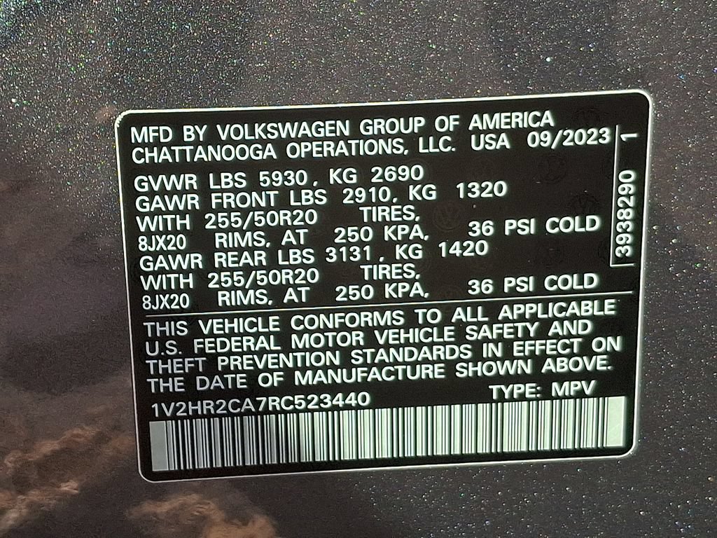 Certified 2024 Volkswagen Atlas SE AWD/4WD image 24