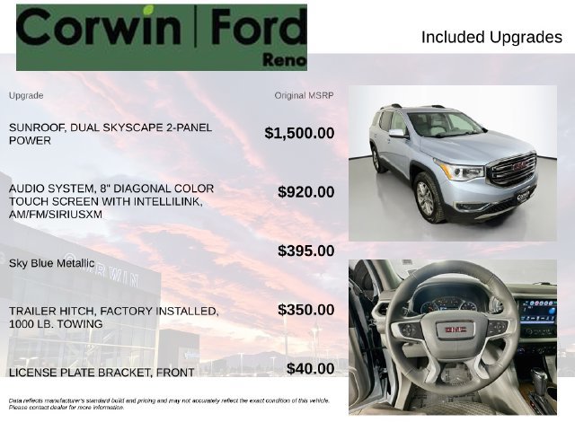 Used 2017 GMC Acadia SLE AWD/4WD image 3