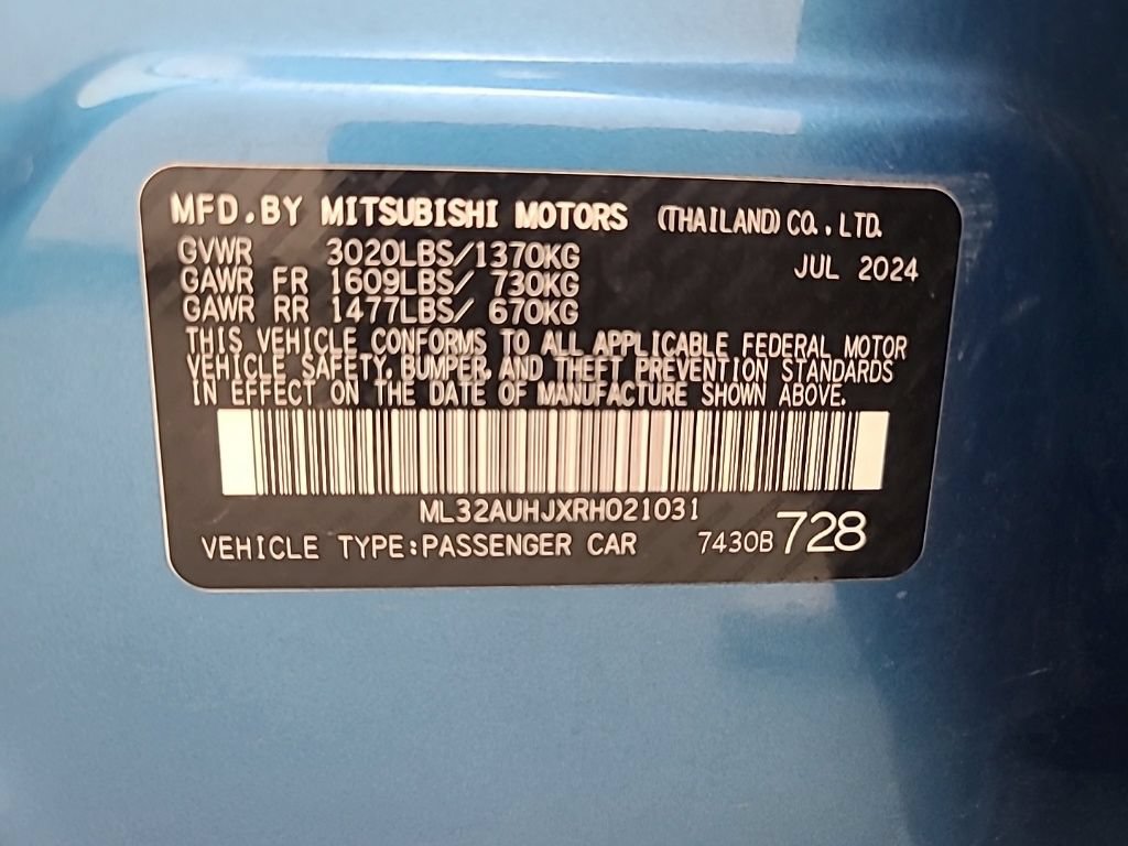 Used 2024 Mitsubishi Mirage ES FWD image 36