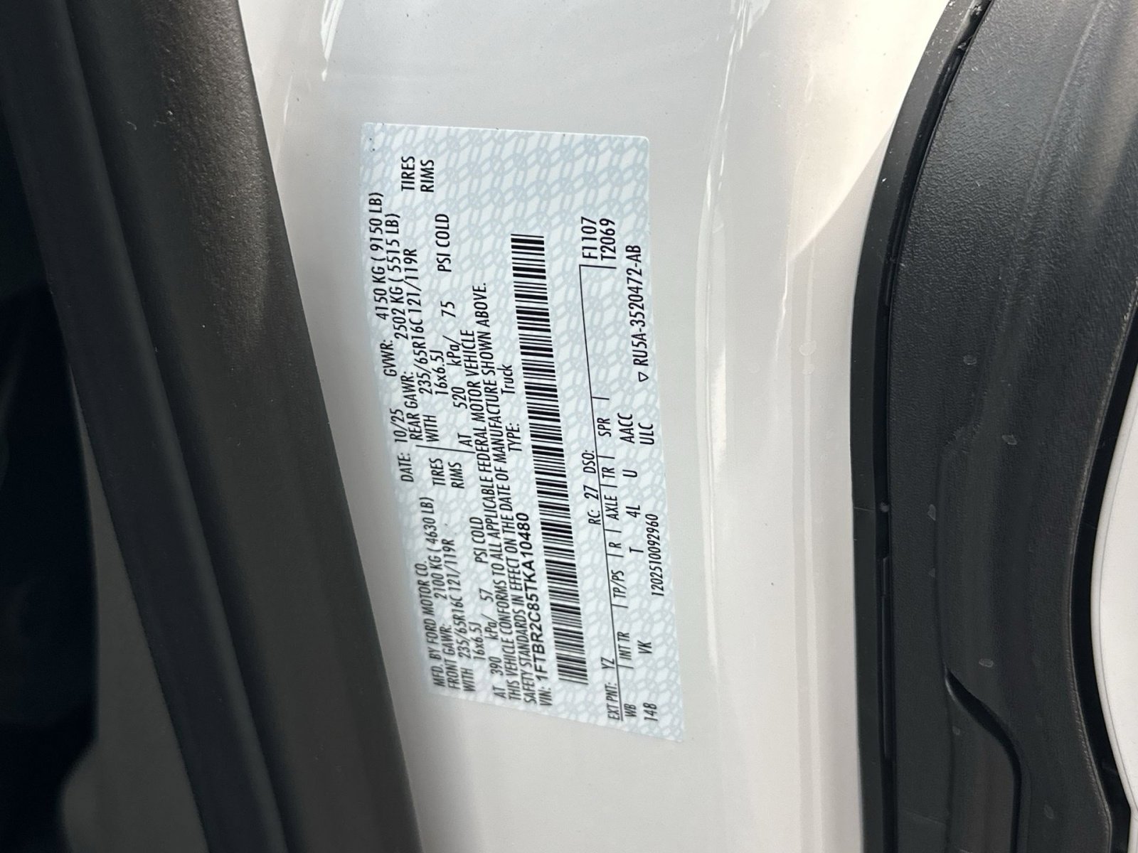 New 2026 Ford Transit 250 Base w/ Load Area Protection Package image 41