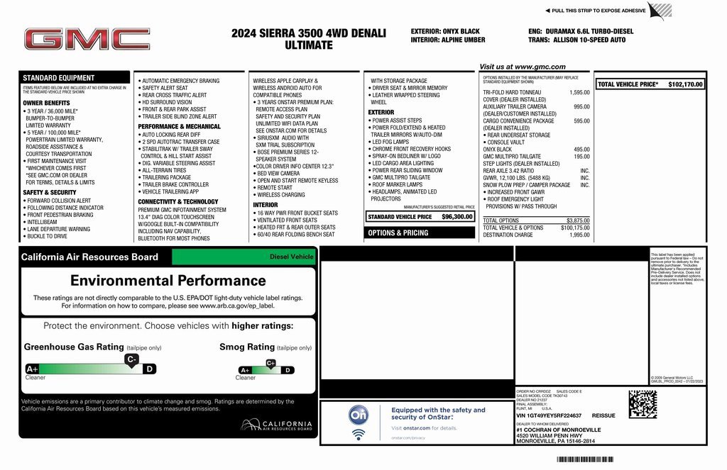 Certified 2024 GMC Sierra 3500 Denali Ultimate image 4