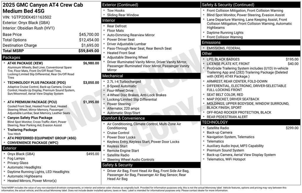 New 2025 GMC Canyon AT4 w/ AT4X Package image 6