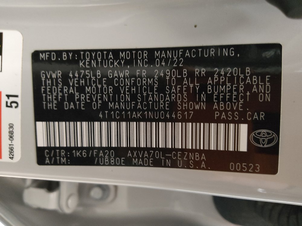 Used 2022 Toyota Camry LE image 33