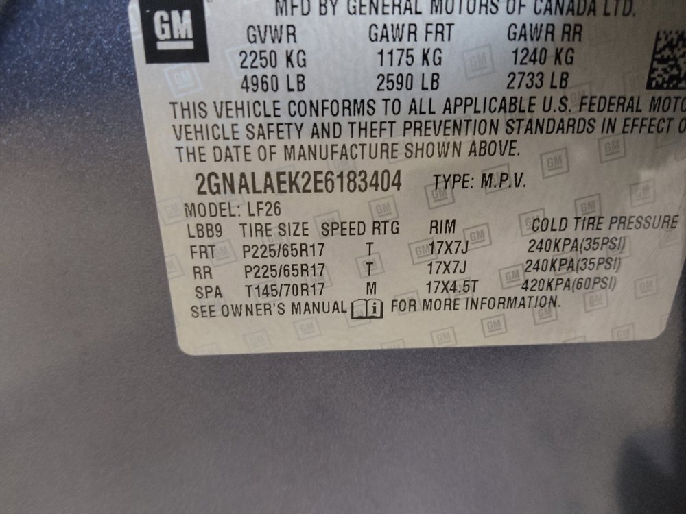 Used 2014 Chevrolet Equinox LS w/ LPO, Protection Package FWD image 33
