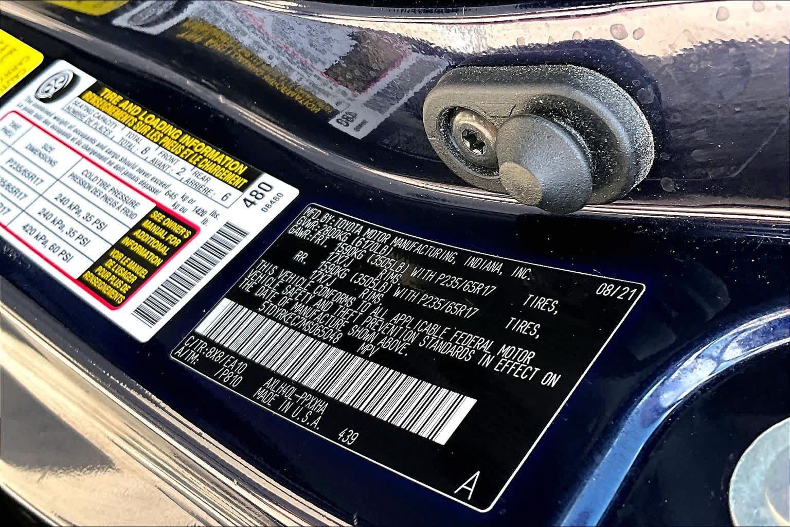 Used 2021 Toyota Sienna XLE FWD image 34