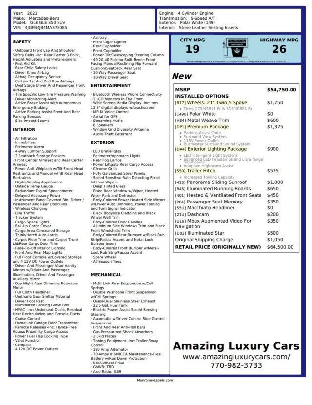 Used 2021 Mercedes-Benz GLE 350 w/ Premium Package image 22