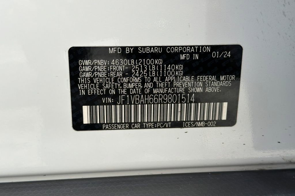 Used 2024 Subaru WRX Premium image 28