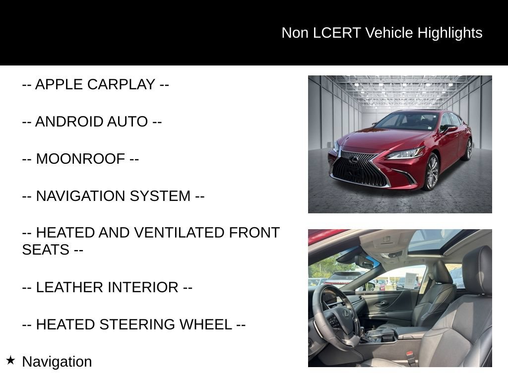 Used 2019 Lexus ES 350 w/ Premium Package FWD image 23