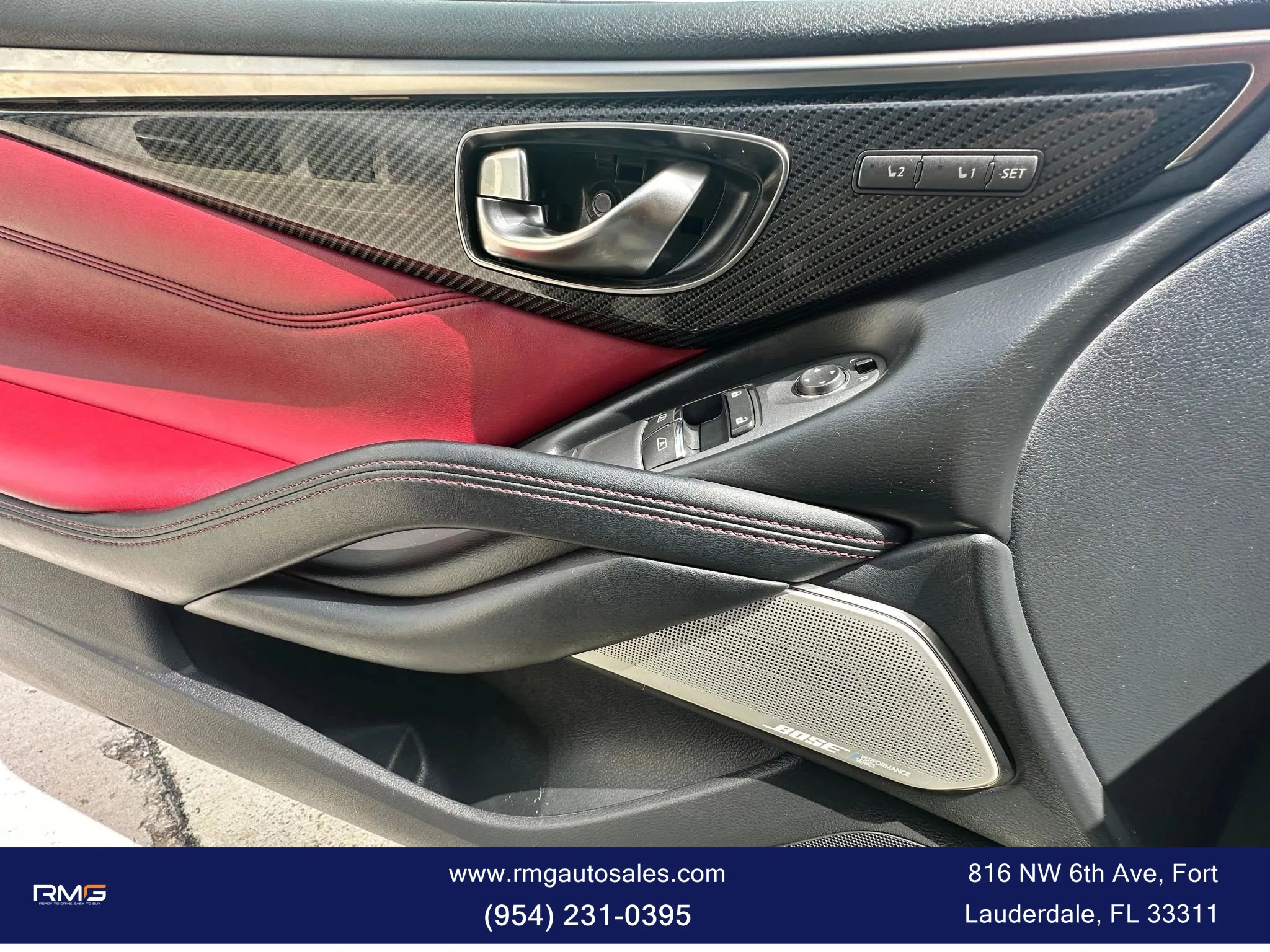 Used 2019 INFINITI Q60 Red Sport 400 w/ Cargo Package AWD/4WD image 19