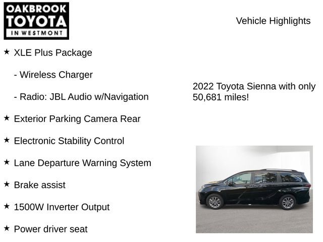 Certified 2022 Toyota Sienna XLE w/ XLE Plus Package image 8