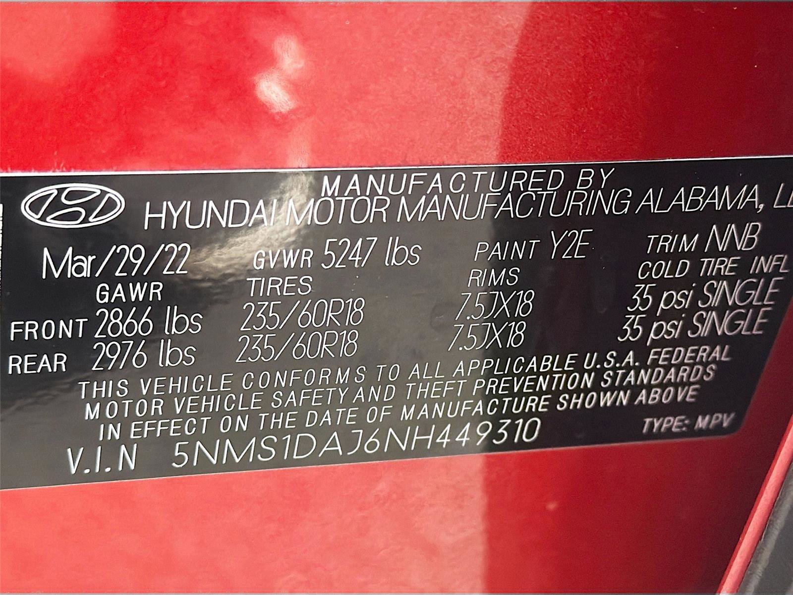 Used 2022 Hyundai Santa Fe SE image 29