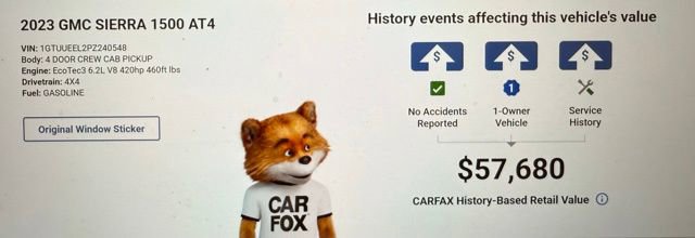 Used 2023 GMC Sierra 1500 AT4 image 3