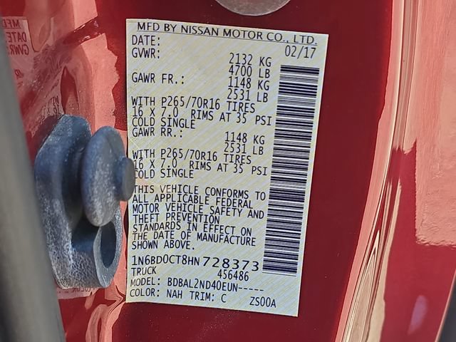 Used 2017 Nissan Frontier SV RWD image 37