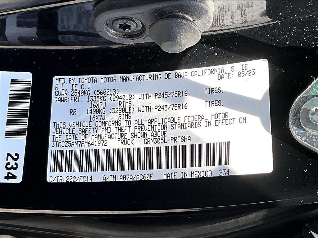 Used 2023 Toyota Tacoma SR5 w/ SX Package AWD/4WD image 28