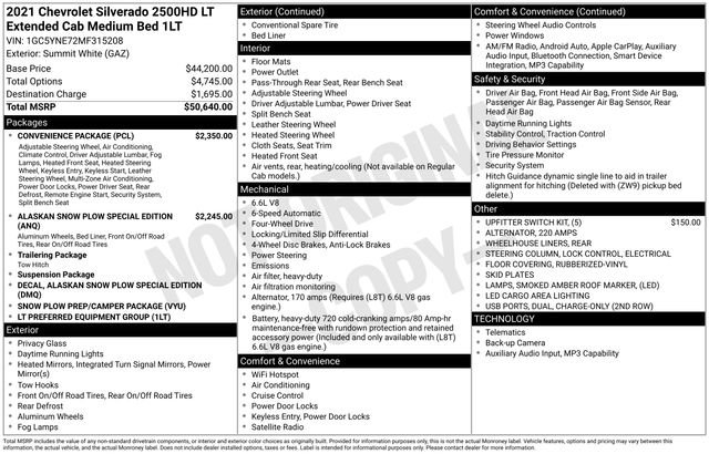 Used 2021 Chevrolet Silverado 2500 LT w/ Convenience Package AWD/4WD image 27