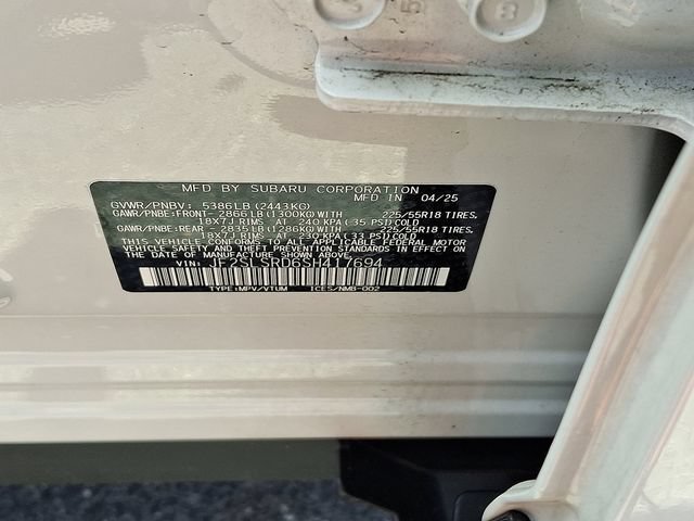 Certified 2025 Subaru Forester Limited AWD/4WD image 58