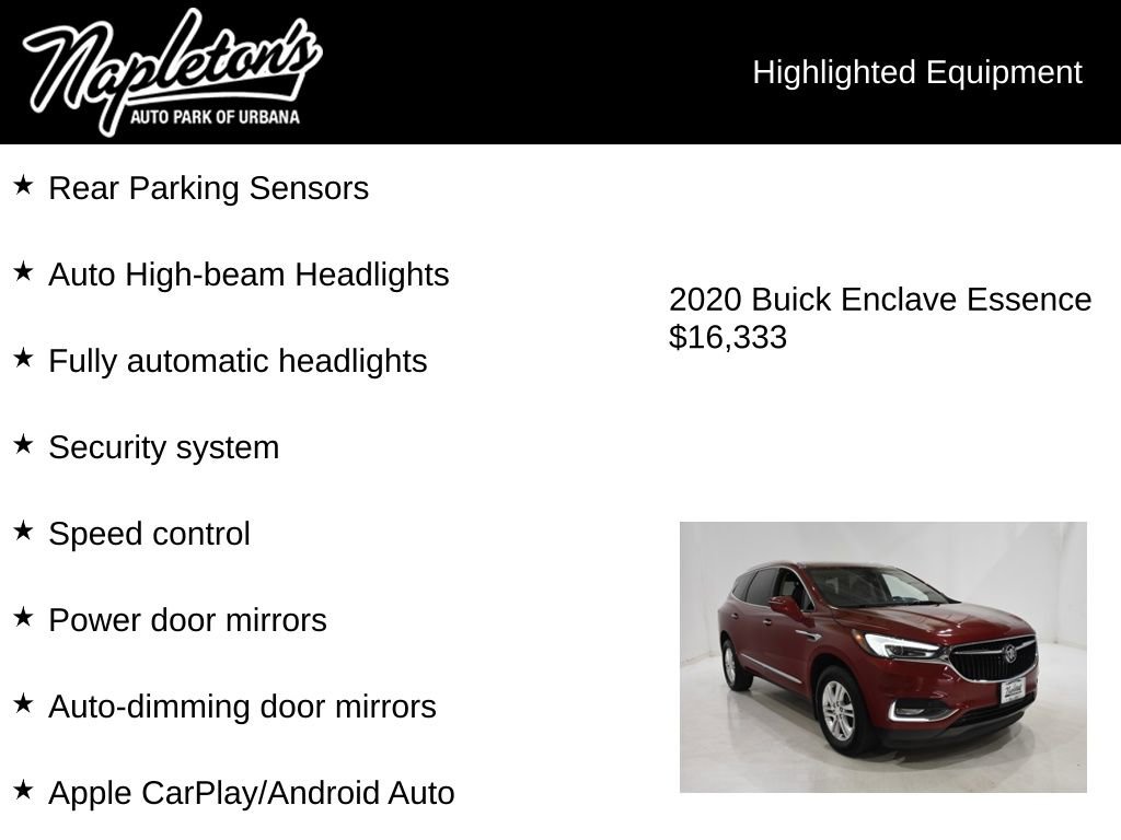 Used 2020 Buick Enclave Essence image 16