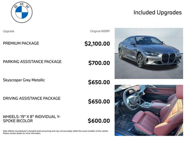 Certified 2026 BMW 430i xDrive 430i xDrive w/ Premium Package image 3