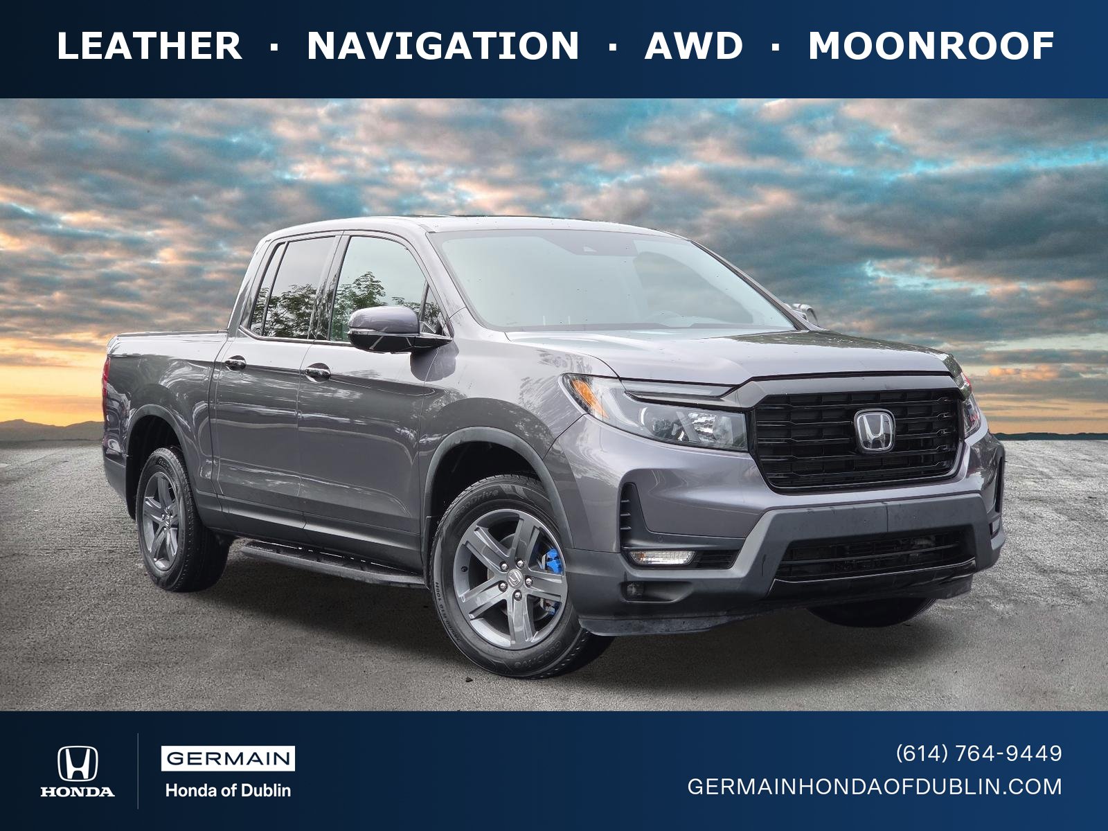Certified 2022 Honda Ridgeline RTL-E