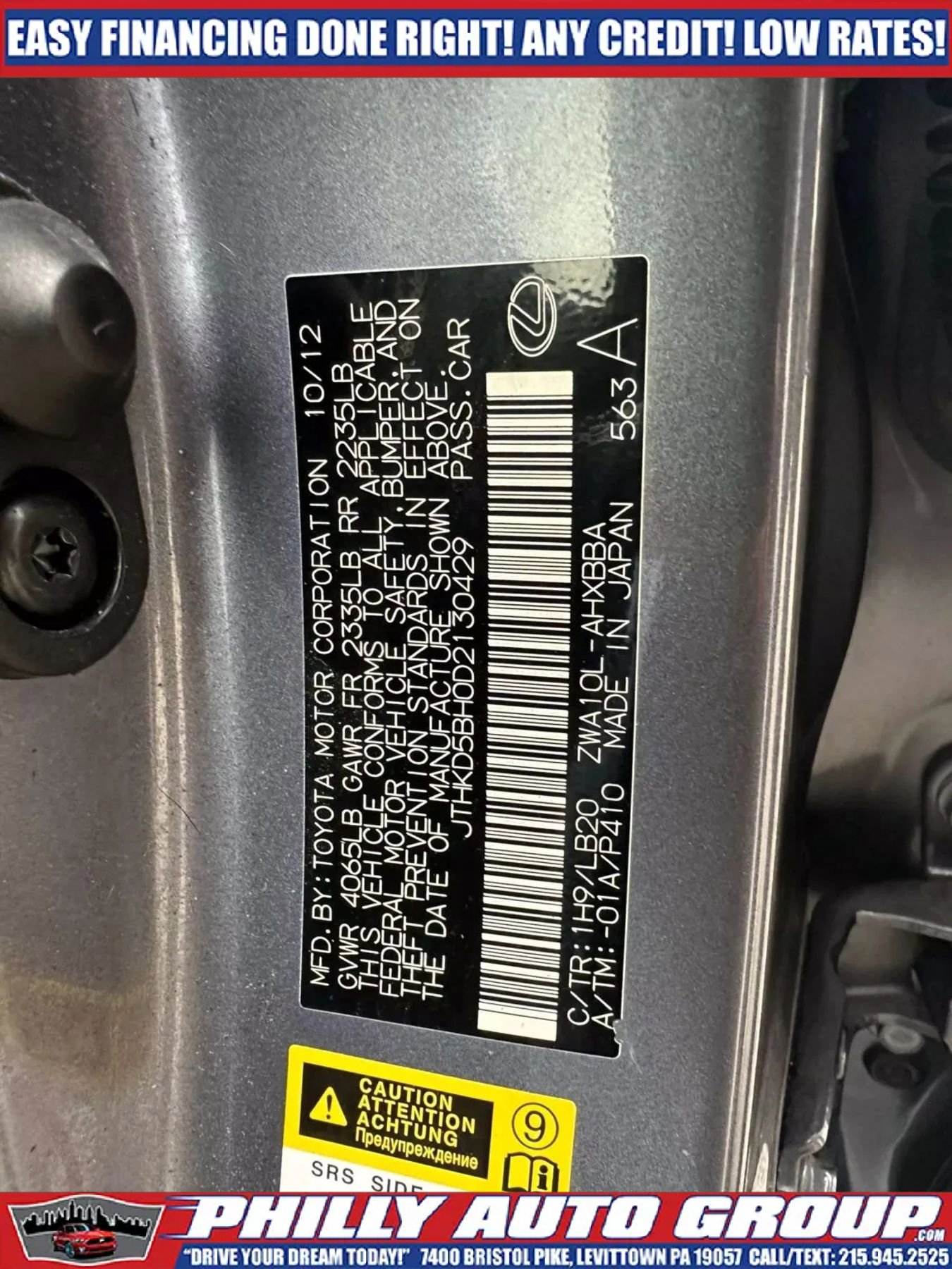 Used 2013 Lexus CT 200h w/ Premium Pkg w/Backup Camera FWD image 29