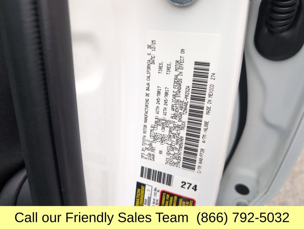 New 2026 Toyota Tacoma SR5 image 28