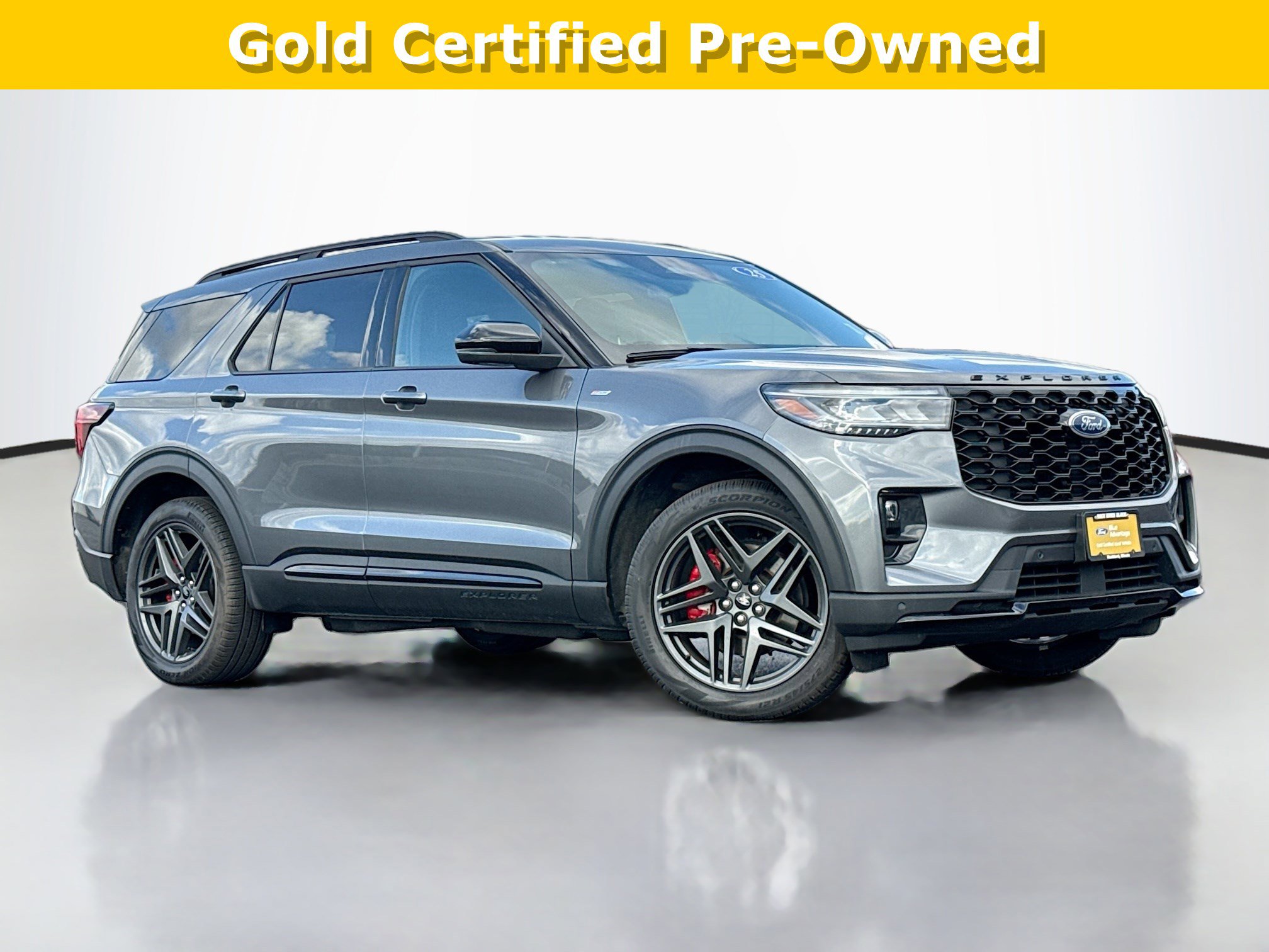 Certified 2025 Ford Explorer ST-Line w/ Premium Package AWD/4WD image 1