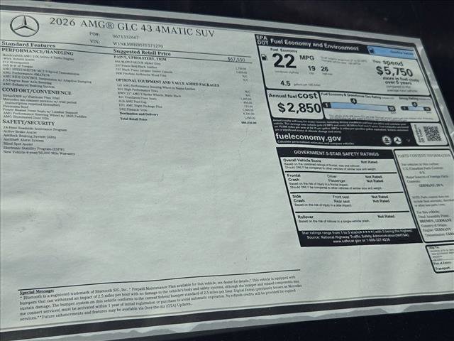 New 2026 Mercedes-Benz GLC 43 AMG 4MATIC image 14